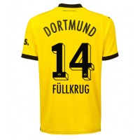 Borussia Dortmund Niclas Fullkrug #14 Hjemmedrakt 2023-24 Kortermet